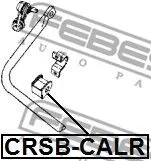 Febest CRSB-CALR Втулка стабілізатора