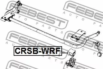 Febest CRSB-WRF Втулка стабилизатора