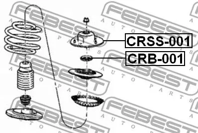 Febest CRSS-001 Опора амортизатора
