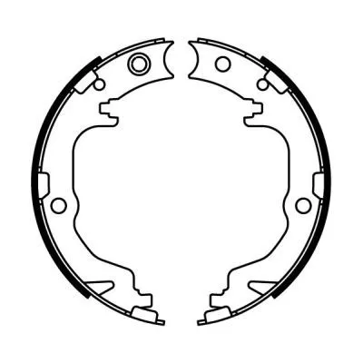 ABE CRY003ABE Колодки ручника