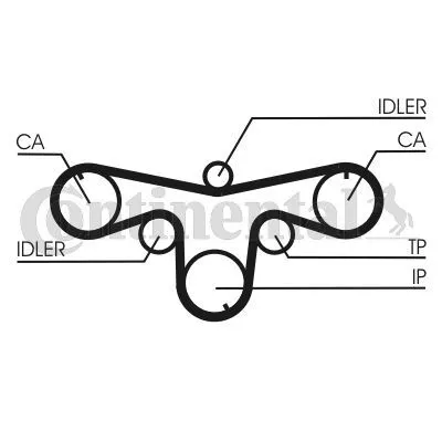 Contitech CT1079 Ремень ГРМ