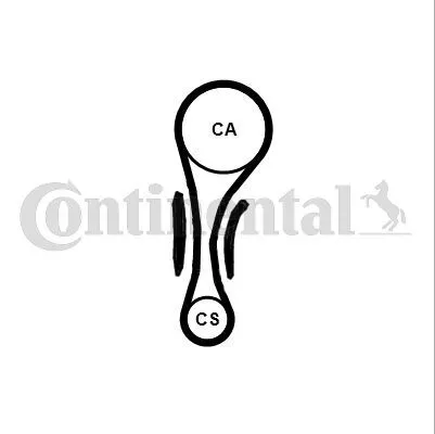 Contitech CT 1210 K1 Комплект ремня ГРМ