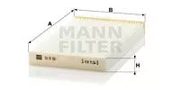 MANN-FILTER CU15001 Фильтр салона