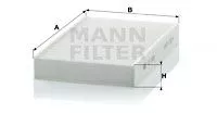 MANN-FILTER CU1629 Фильтр салона