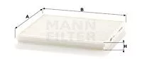 MANN-FILTER CU1828 Фільтр салону