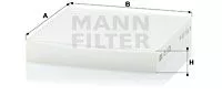 MANN-FILTER CU1835 Фільтр салону