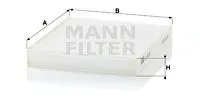 MANN-FILTER CU19001 Фильтр салона