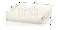 MANN-FILTER CU2145 Фільтр салону