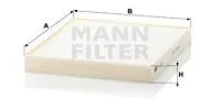 MANN-FILTER CU 2227 Фильтр салона