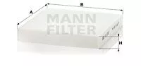 MANN-FILTER CU 2253 Фильтр салона