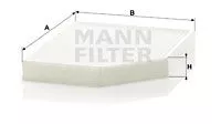 MANN-FILTER CU2450 Фильтр салона