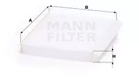 MANN-FILTER CU 2454 Фильтр салона