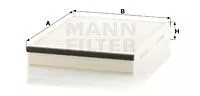 MANN-FILTER CU 25 007 Фильтр салона
