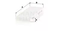 MANN-FILTER CU 25 008-2 Фильтр салона