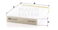 MANN-FILTER CU25012 Фільтр салону