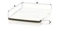 MANN-FILTER CU 2630 Фільтр салону