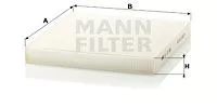 MANN-FILTER CU 27 008 Фільтр салону