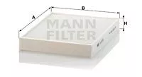 MANN-FILTER CU2736-2 Фільтр салону