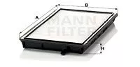 MANN-FILTER CU 2835 Фильтр салона