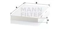 MANN-FILTER CU3037 Фильтр салона