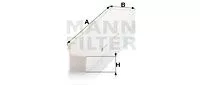 MANN-FILTER CU 4727 Фильтр салона