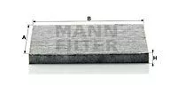 MANN-FILTER CUK 2035 Фильтр салона