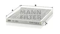 MANN-FILTER CUK 2243 Фільтр салону