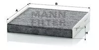 MANN-FILTER CUK 2245 Фильтр салона