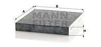 MANN-FILTER CUK2345 Фильтр салона