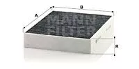 MANN-FILTER CUK25001 Фільтр салону