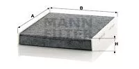 MANN-FILTER CUK 2533-2 Фильтр салона