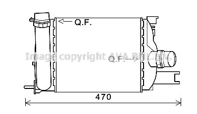 AVA QUALITY COOLING DAA 4013 Інтеркулер