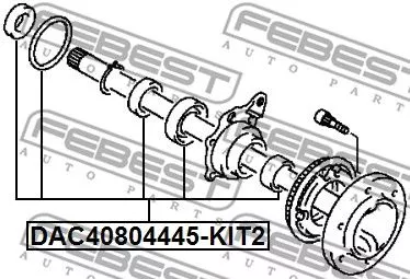 Febest DAC40804445-KIT2 Подшипник ступицы
