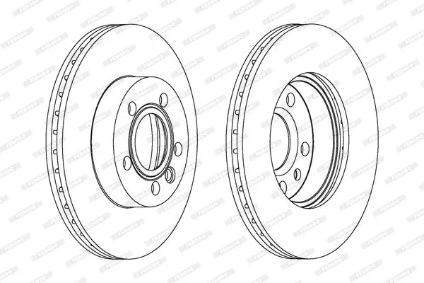 FERODO DDF1010 Тормозные диски