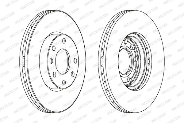 FERODO DDF1041C Тормозные диски