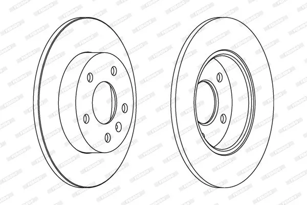 FERODO DDF1044C Диски
