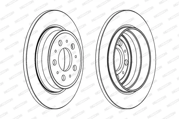 FERODO DDF1079C Диски