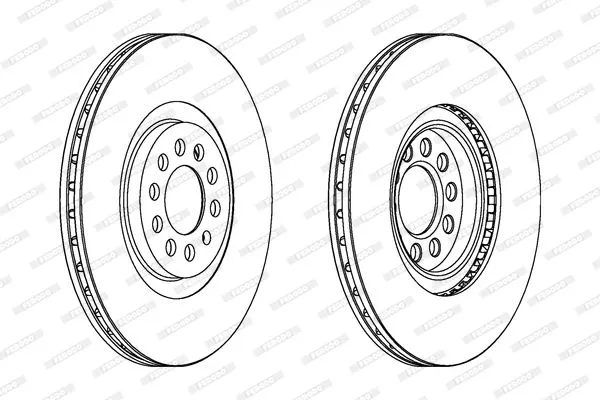 FERODO DDF1118C Тормозные диски