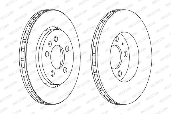 FERODO DDF1154C Тормозные диски