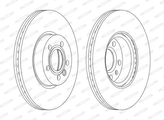 FERODO DDF1160C Тормозные диски