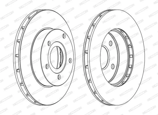 FERODO DDF1169C Тормозные диски