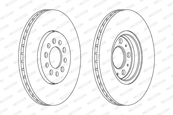 FERODO DDF1221 Тормозные диски