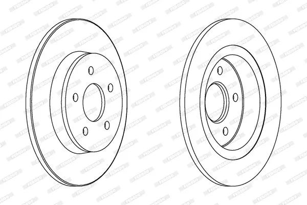 FERODO DDF1227C Тормозные диски