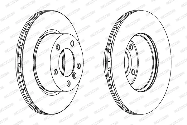FERODO DDF1229C Тормозные диски