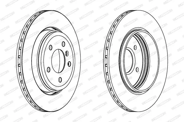 FERODO DDF1280C Тормозные диски