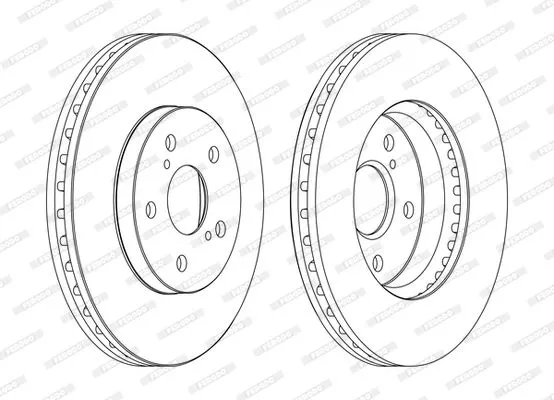 FERODO DDF1446C Тормозные диски