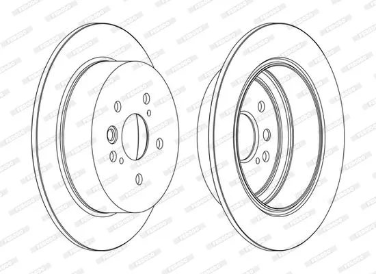 FERODO DDF1486C Тормозные диски