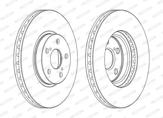 FERODO DDF1508C Тормозные диски