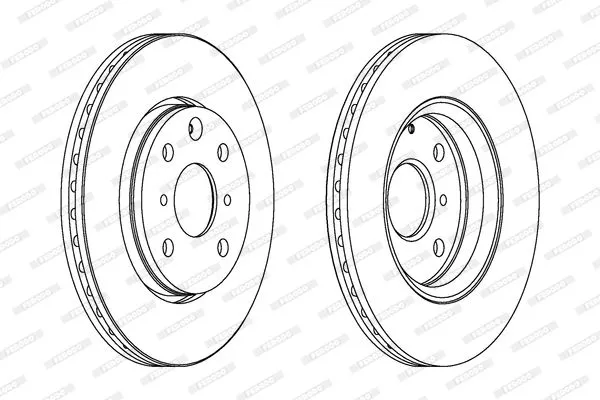 FERODO DDF1527C Тормозные диски