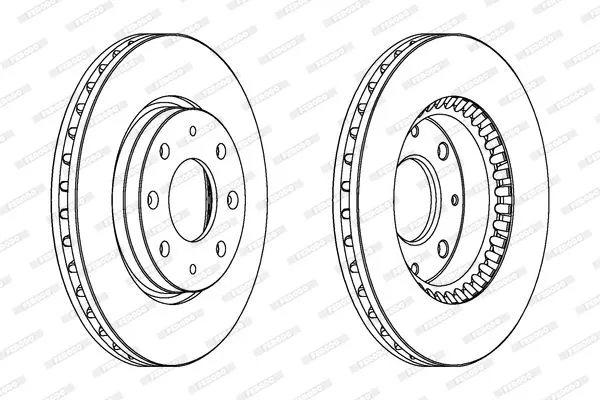 FERODO DDF1528 Тормозные диски